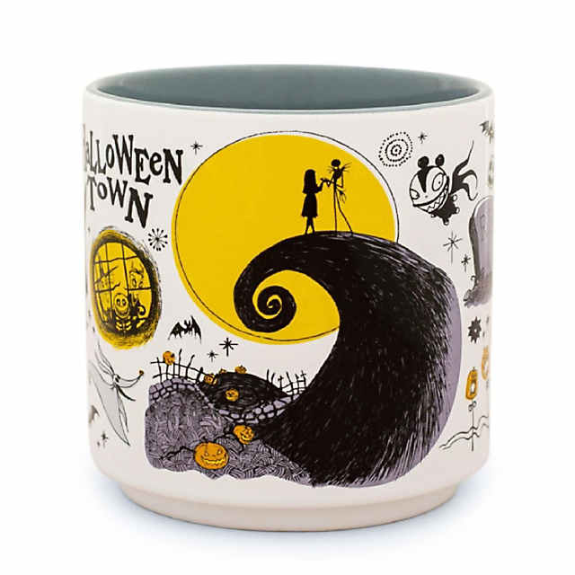 Nightmare Before Christmas Splatter Characters 13-Ounce Ceramic Stacking Mug Set