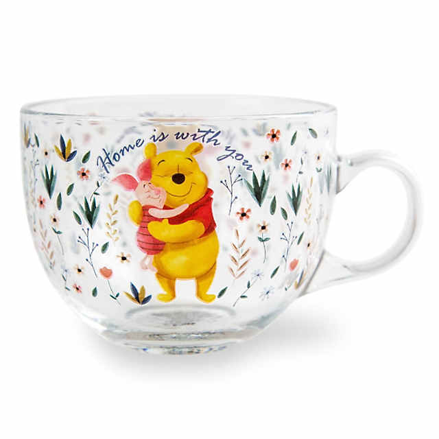 Silver Buffalo Disney Winnie The Pooh And Piglet Ceramic Camper Mugs