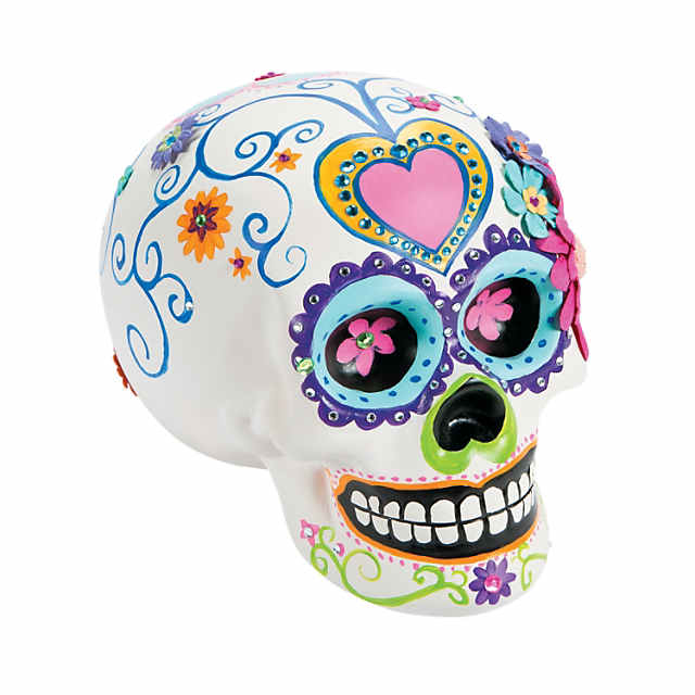 DIY Ceramic Skull Oriental Trading