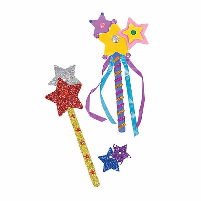 Style-Carry Crafts for Kids, DIY Princess Wand Kit for Ages 4-6 6-8 Children  to Build and Paint, Painting for Kids 4-8, Arts and Craft Gifts for Girls  Kids Ages 4-12, Ideal Christmas
