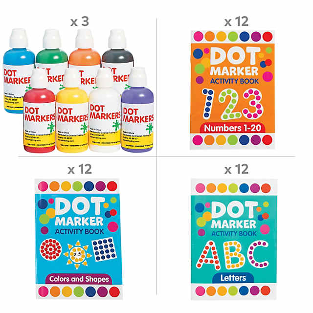 Dot Marker Alphabet Coloring Book – The Artisan Life