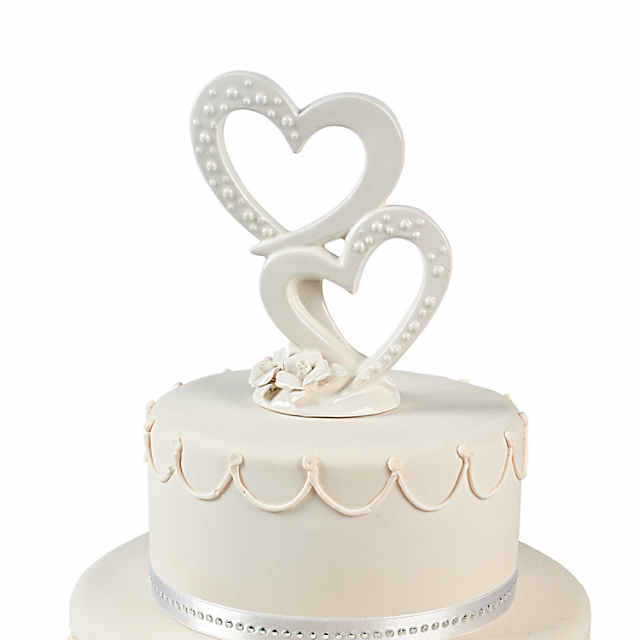 Double Heart Cake Topper Discontinued