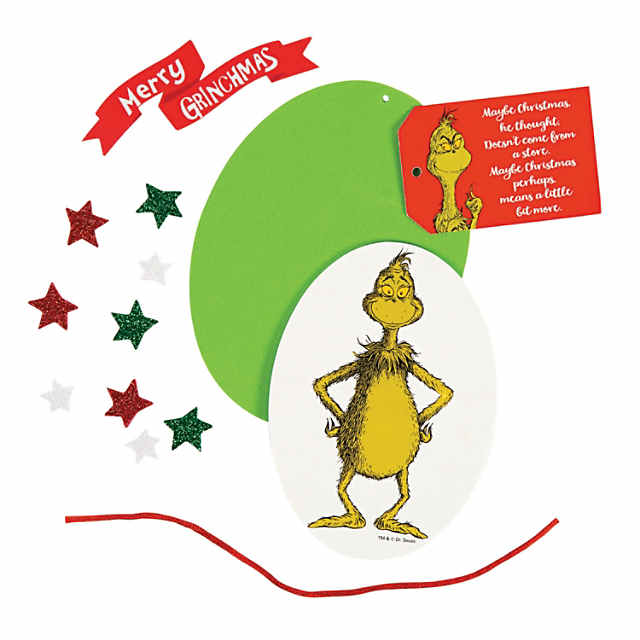 Dr. Seuss™ The Grinch Ornament Craft Kit - Makes 12