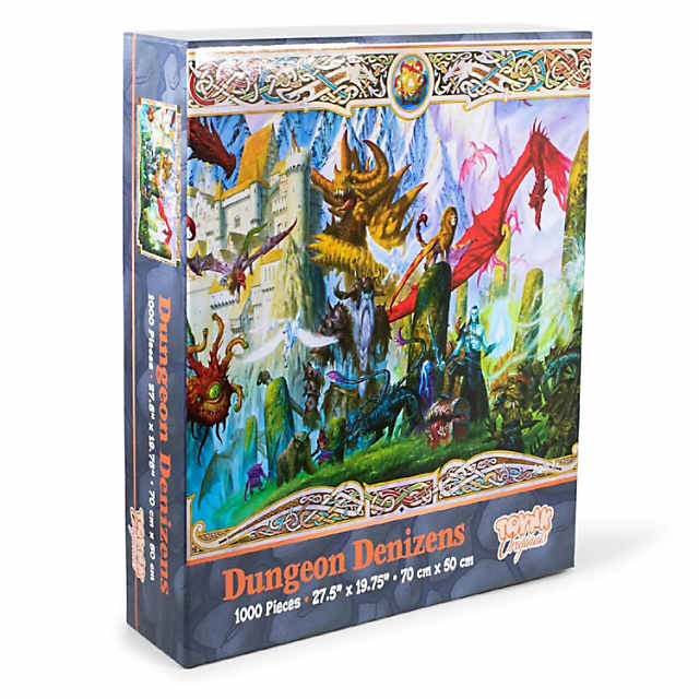 Dungeon Denizens mythical Monster Puzzle 1000 Piece Jigsaw Puzzle