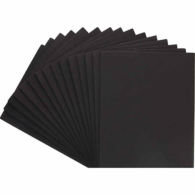 Prang Construction Paper, Black, 9 x 12, 50 Sheets Per Pack, 10