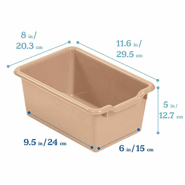 ECR4Kids Scoop Front Storage Bin, Multipurpose Organization