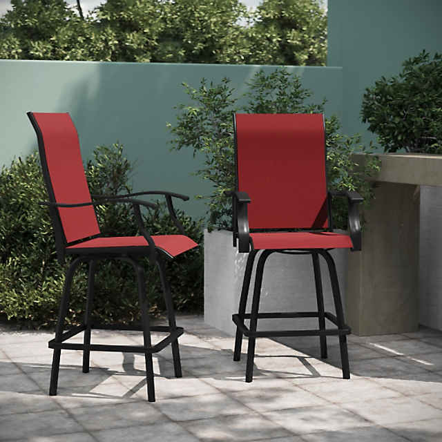 https://s7.orientaltrading.com/is/image/OrientalTrading/PDP_VIEWER_IMAGE_MOBILE$&$NOWA/emma-oliver-veronica-swivel-patio-barstools-red-textilene-swivel-seat-galvanized-steel-frame~14387027-a01$NOWA$