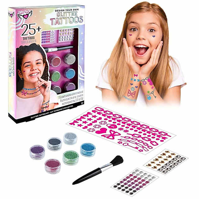 Glitter Tattoo Kit for Girls