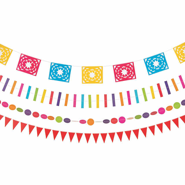 Fiesta Fringe Garland - 4 Pc.