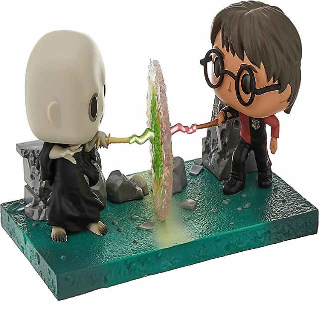 3 Funko Pop! Moments: Harry Potter - Harry vs. Voldemort, Harry And  Hermione 889698480703