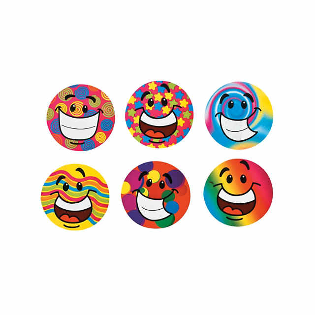 Colorful Smiley Face Stickers, Stickers for Kids