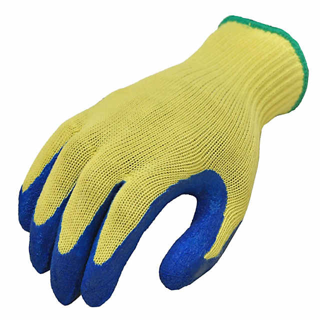  G & F Products Rubber Latex Coated Work Gloves for