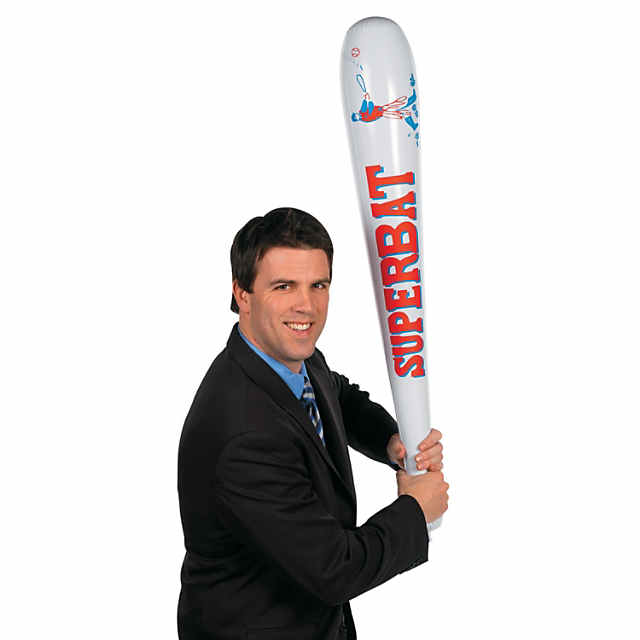 Blow up shop baseball bat