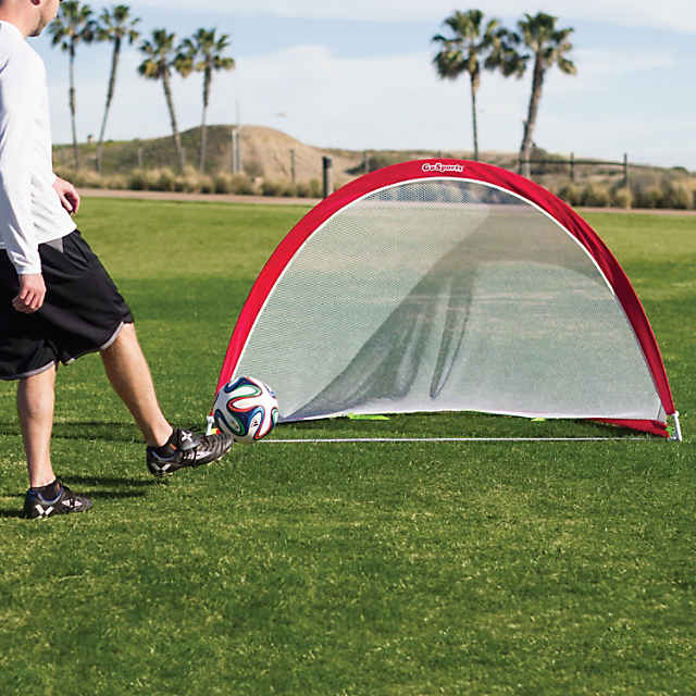 GoSports Portable Pop Up Soccer Goals Set of 2