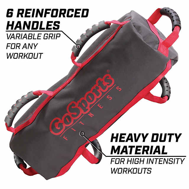 GoSports Weight Bag Workout Training Aid - Maximum 40lbs, Fitness Exercises  for All Skill Levels - Simply Fill with Sand