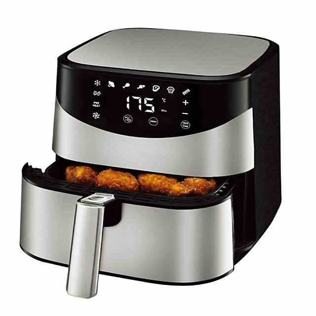 Gourmet Edge Ceramic Nonstick Digital Air Fryer Kitchen Appliance- 6 Quarts