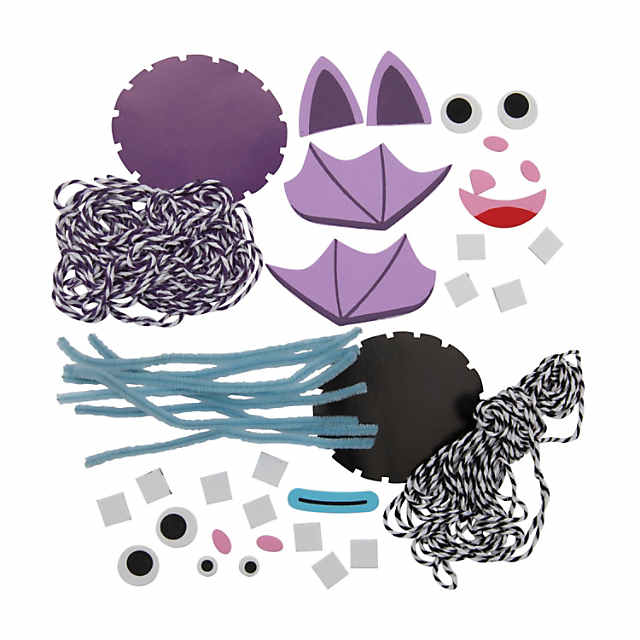12 PC 7-8 Halloween Characters Baker's Twine Craft Kit