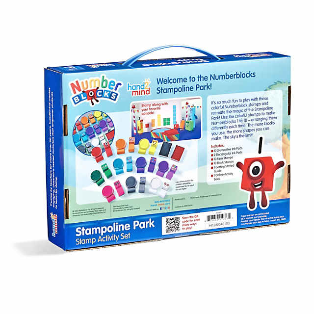 hand2mind Numberblocks Stamp Activity Set Stampoline Park