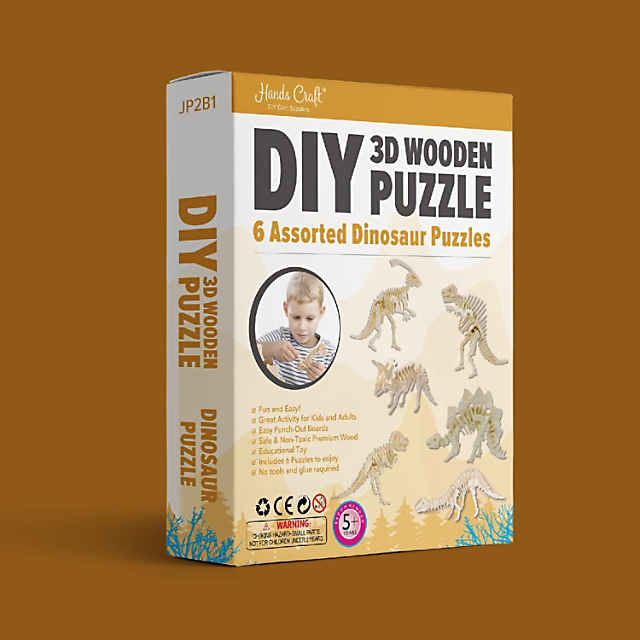 Up To 50% Off on DIY 3D Wooden Puzzle, Assorte