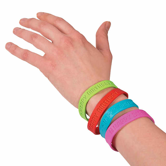 I Love to Read Rubber Bracelets - 24 Pc.