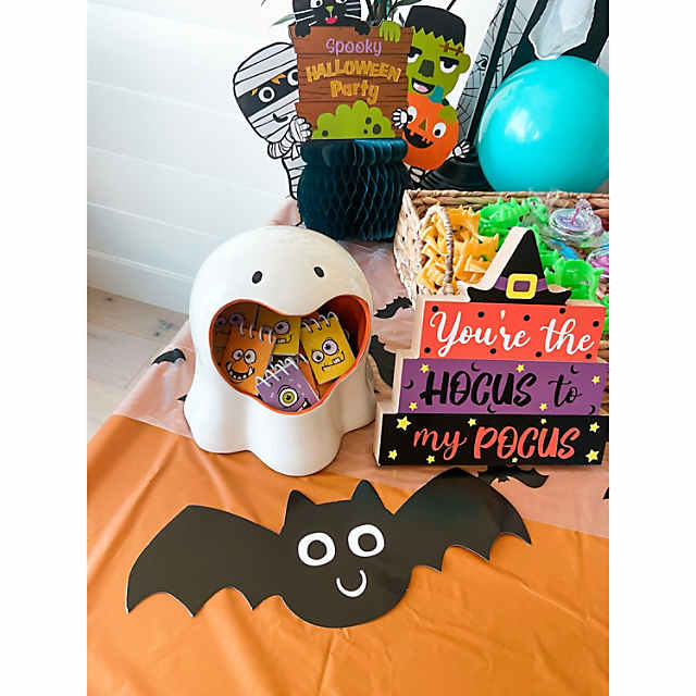 Hocus Pocus Halloween Türabdeckung – Dekoration Für Tür Oder Fenster, Aus Polyester, Wiederverwendbar