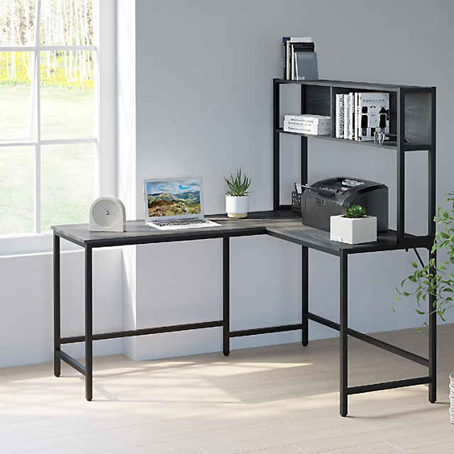 55 inches Computer Desk, Home Office Desk Writing Table for
