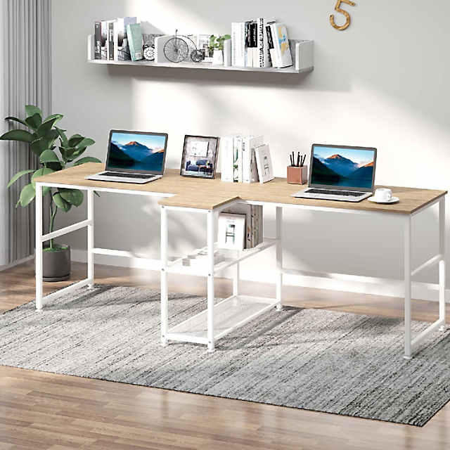 Looking to buy an White/Natural Home Office Computer Desk with