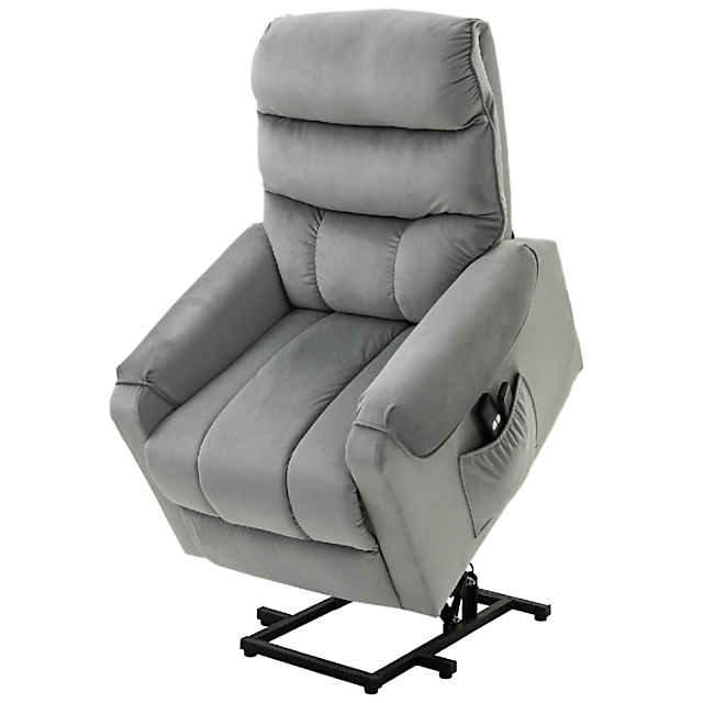 HOMCOM Electric Lift Recliner Massage Chair Vibration, Living Room