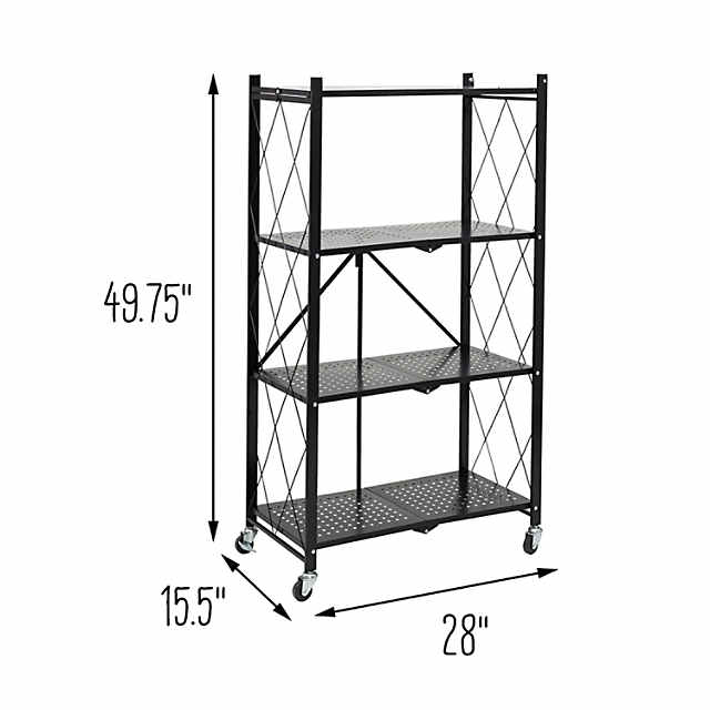 Honey-Can-Do 4 Tier Storage Shelf White