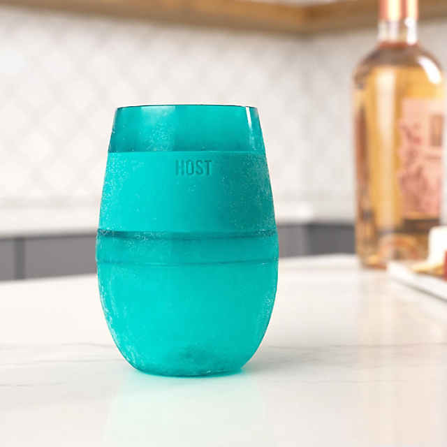 Wine Freeze Translucent Cooling Cups by Host, Set of 4 / Green