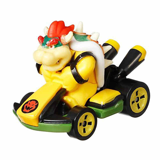 Hot Wheels Mario Kart Bowser with Standard Kart Racer
