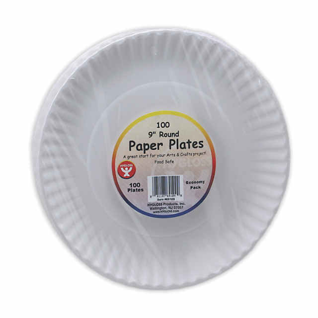 9 Inch Paper Plates Value-Pak, 100 count