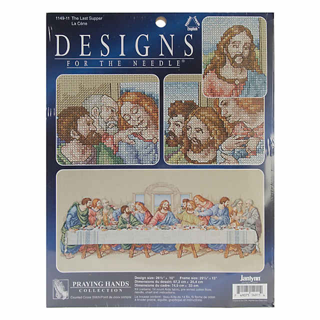Janlynn Counted Cross Stitch Kit The Last Supper