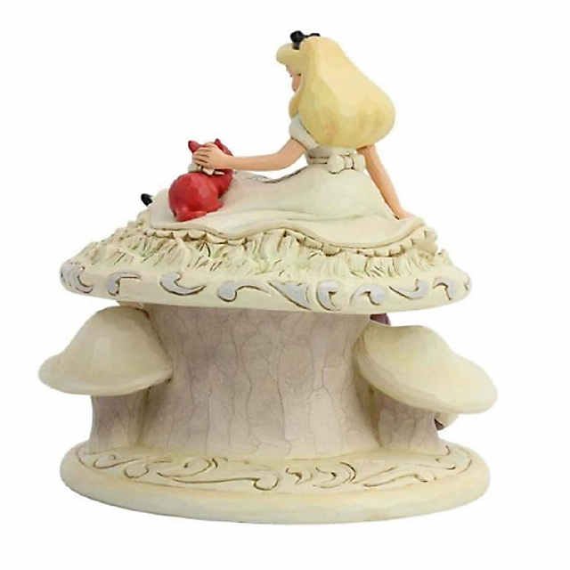 Jim Shore Disney Traditions White Woodland Alice Wonderland