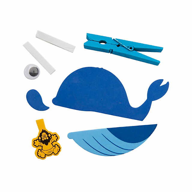 jonah and the whale clothespin craft