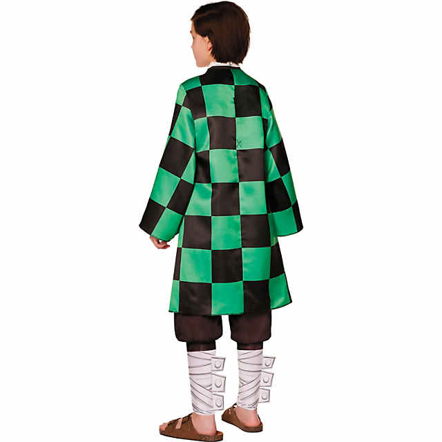 Kids Demon Slayer: Kimetsu no Yaiba™ Tanjiro Kamado Jumpsuit Costume - Extra Large 14-16