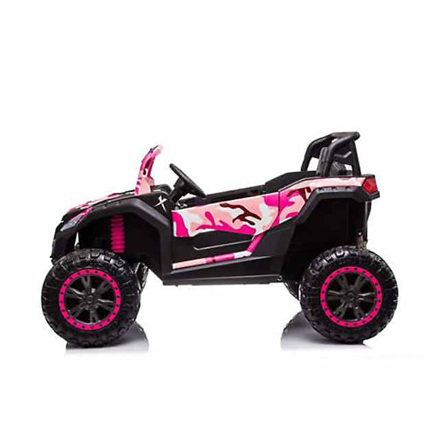KingToys Pink 24V Dune Buggy Deluxe 2 Seater Ride on w/Remote Control