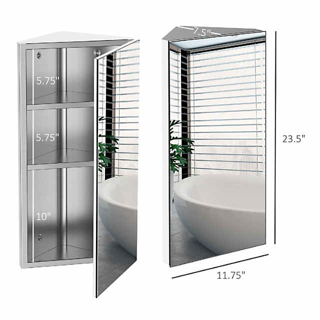 1pc Stainless Steel Multi-layer Multifunctional Bathroom Storage