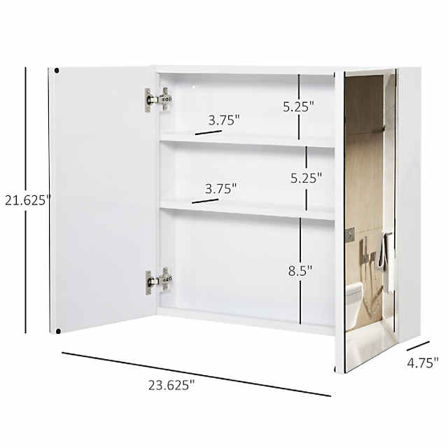 https://s7.orientaltrading.com/is/image/OrientalTrading/PDP_VIEWER_IMAGE_MOBILE$&$NOWA/kleankin-bathroom-mirrored-cabinet-24x22-steel-frame-medicine-cabinet-wall-mounted-storage-organizer-with-double-doors-white~14218114-a01$NOWA$