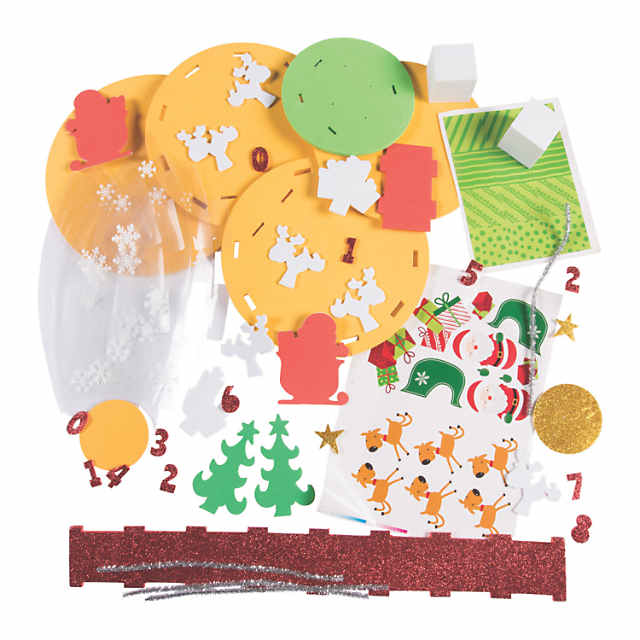 Large Tabletop Advent Calendar Craft Kit - Less Than Perfect | Oriental  Trading