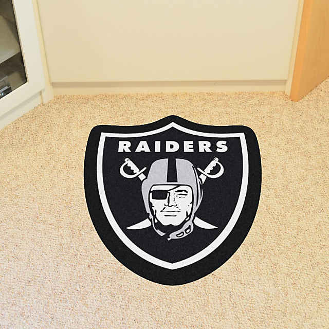 Oakland Raiders Football Rug