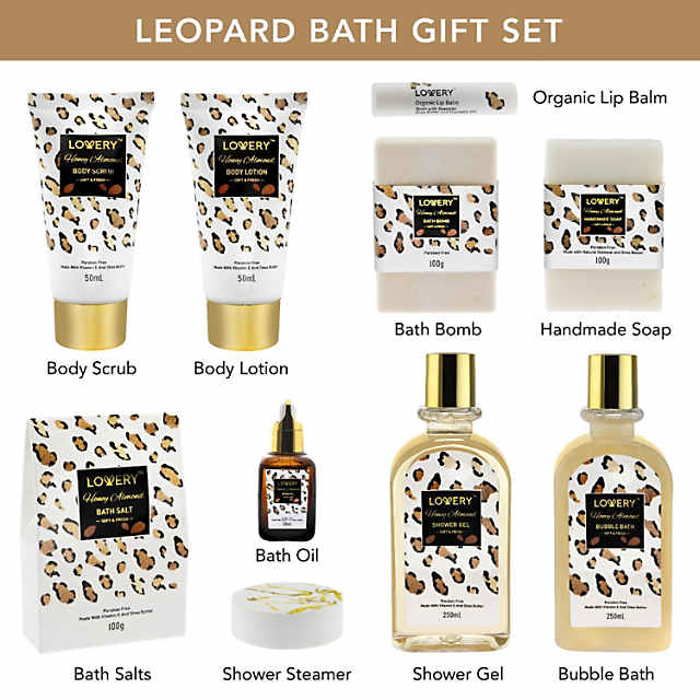https://s7.orientaltrading.com/is/image/OrientalTrading/PDP_VIEWER_IMAGE_MOBILE$&$NOWA/lovery-home-spa-kit-in-honey-almond-scent-leopard-luxury-gift-basket-21-pcs~14211602-a01$NOWA$
