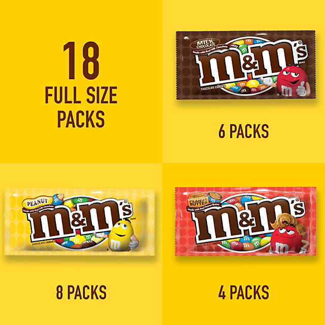 M & M's Mixed Singles 180Count (Pack of 1)