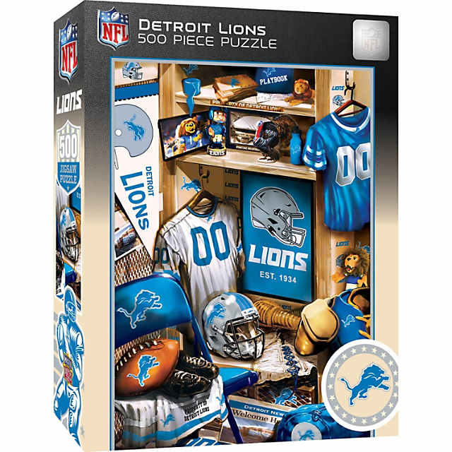 Masterpieces 500 Piece Puzzle - Detroit Lions Locker Room - 15x21