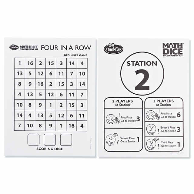 Math Dice Tournament Mindware