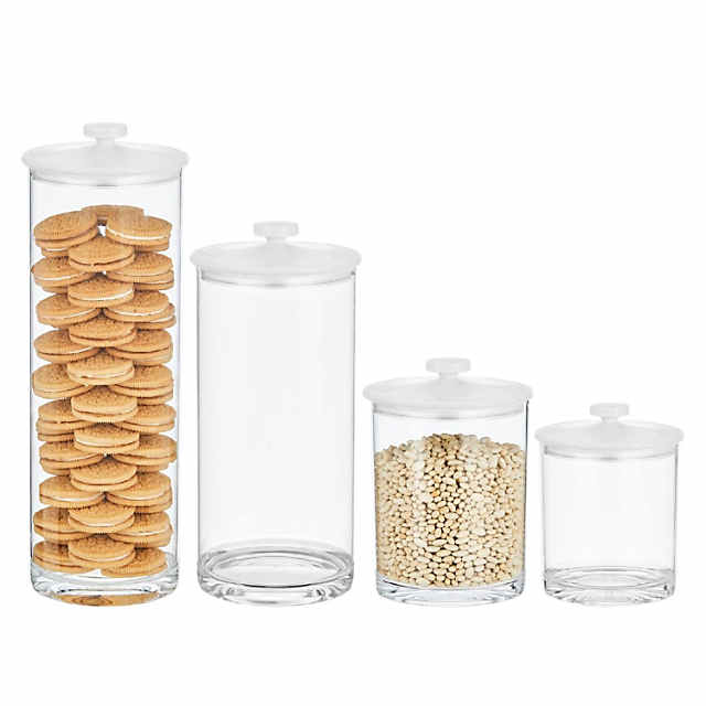 https://s7.orientaltrading.com/is/image/OrientalTrading/PDP_VIEWER_IMAGE_MOBILE$&$NOWA/mdesign-acrylic-kitchen-apothecary-airtight-canister-jar-set-of-4-clear-white~14366485-a01$NOWA$