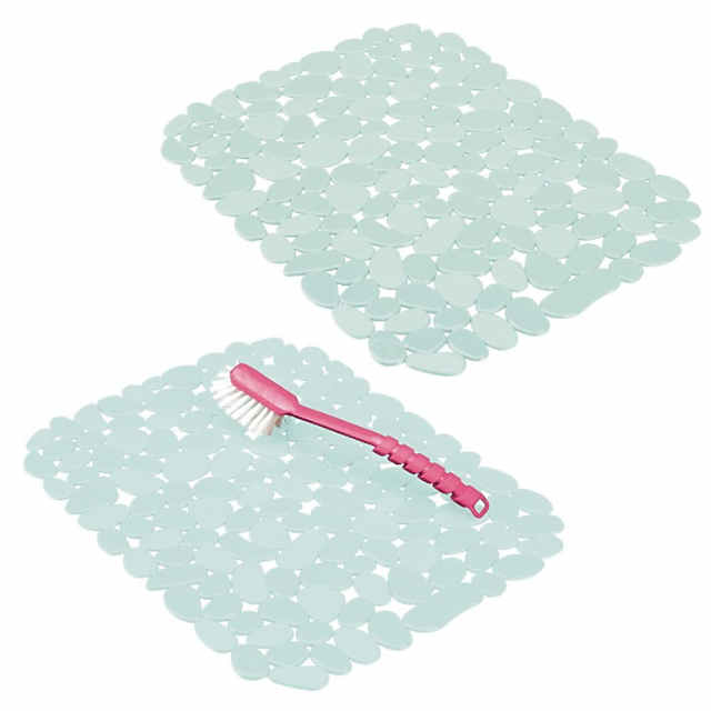 https://s7.orientaltrading.com/is/image/OrientalTrading/PDP_VIEWER_IMAGE_MOBILE$&$NOWA/mdesign-kitchen-sink-protector-mat-pebble-design-large-2-pack-mint-green~14238343-a01$NOWA$