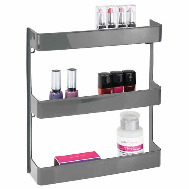 https://s7.orientaltrading.com/is/image/OrientalTrading/PDP_VIEWER_IMAGE_MOBILE$&$NOWA/mdesign-large-wall-mount-vitamin-storage-organizer-shelf-3-tier-charcoal-gray~14238503-a01$NOWA$