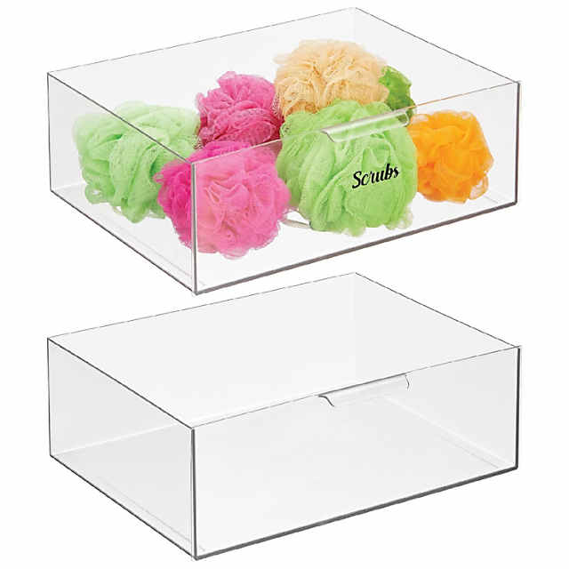 https://s7.orientaltrading.com/is/image/OrientalTrading/PDP_VIEWER_IMAGE_MOBILE$&$NOWA/mdesign-plastic-bathroom-storage-organizer-bin-and-labels-for-accessories-clear~14366480-a01$NOWA$