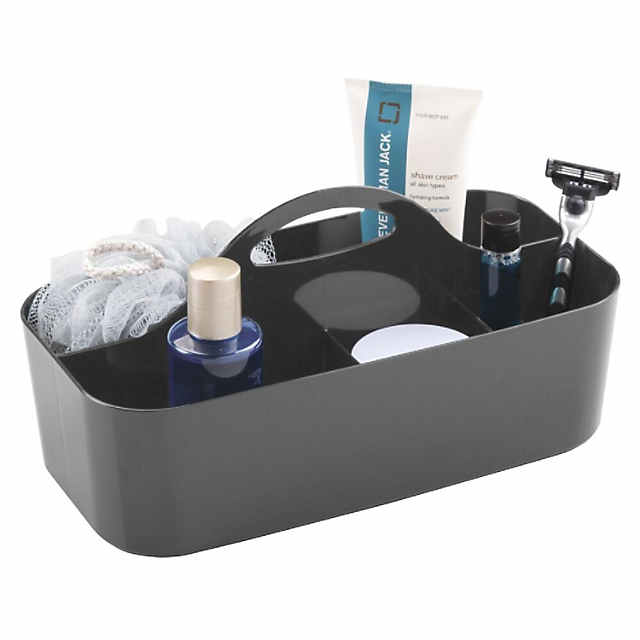 https://s7.orientaltrading.com/is/image/OrientalTrading/PDP_VIEWER_IMAGE_MOBILE$&$NOWA/mdesign-plastic-divided-shower-organizer-basket-caddy-tote-handle-dark-gray~14366923-a01$NOWA$